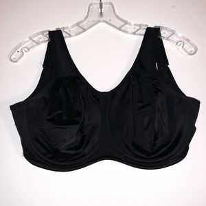 Black Wacoal 32G Sports Bra Heavy Duty Support